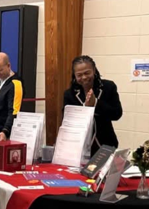 LaVerne Sease-Batie at a school community event