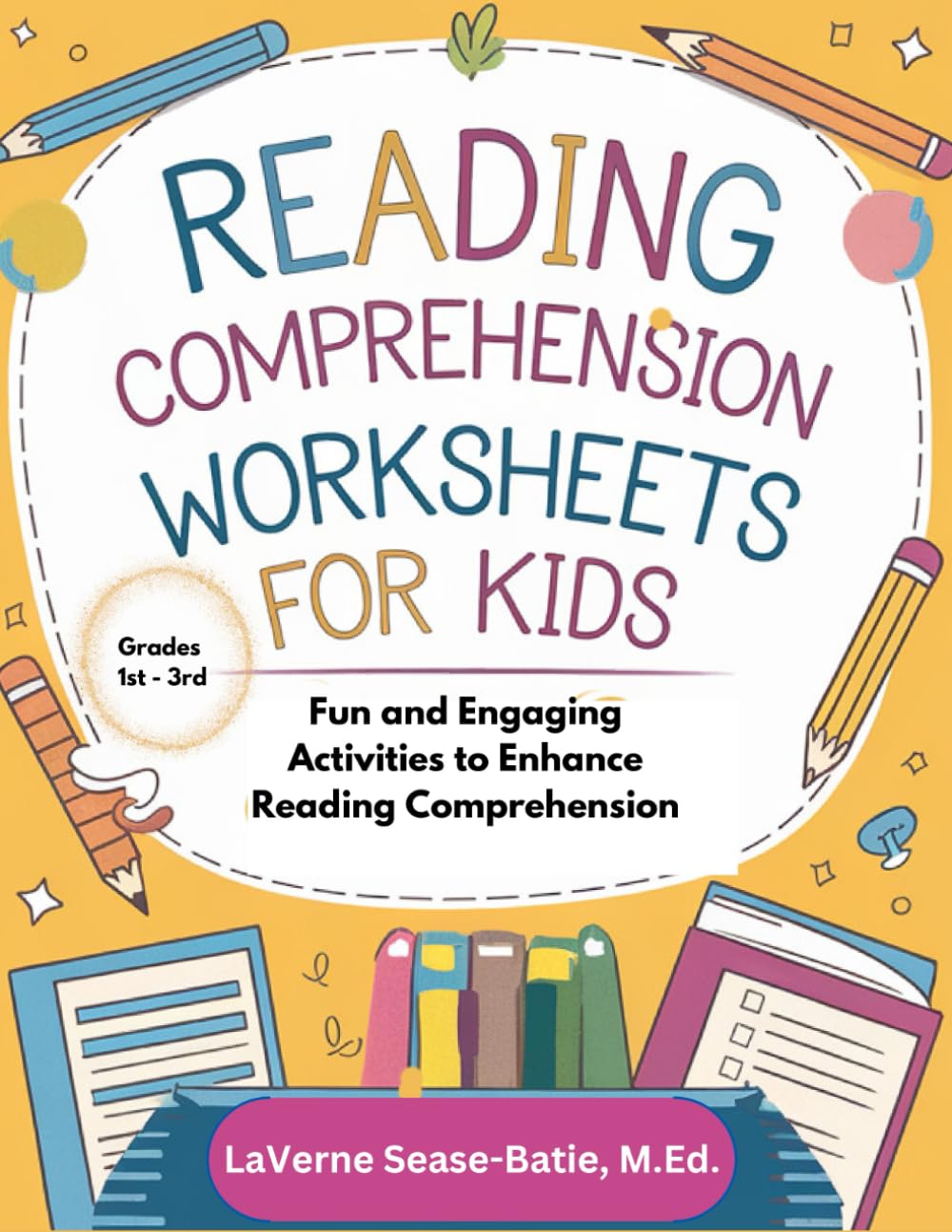 Reading Comprehension Worksheets for Kids book cover